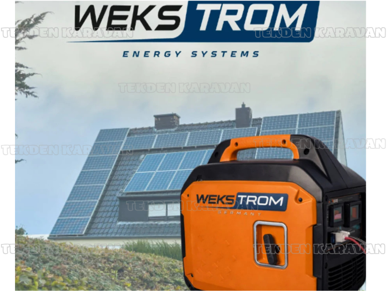WEKSTROM 12 Volt DC Jeneratör Benzinli Taşınabilir Akü Şarj Cihazı jeneratör karavan ankara malzeme wekstrom